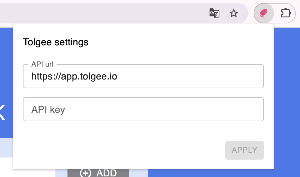 Tolgee Tools dialog