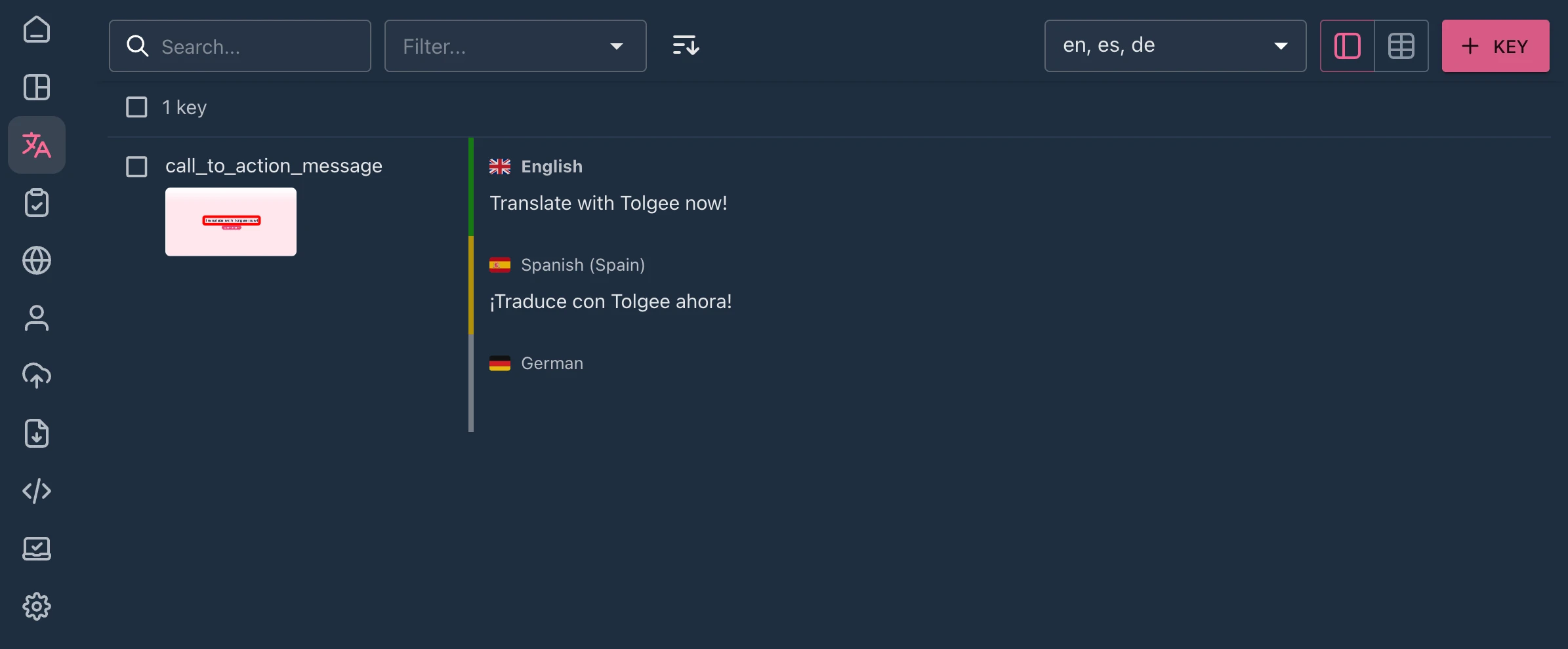 Quality assurance in translation three states