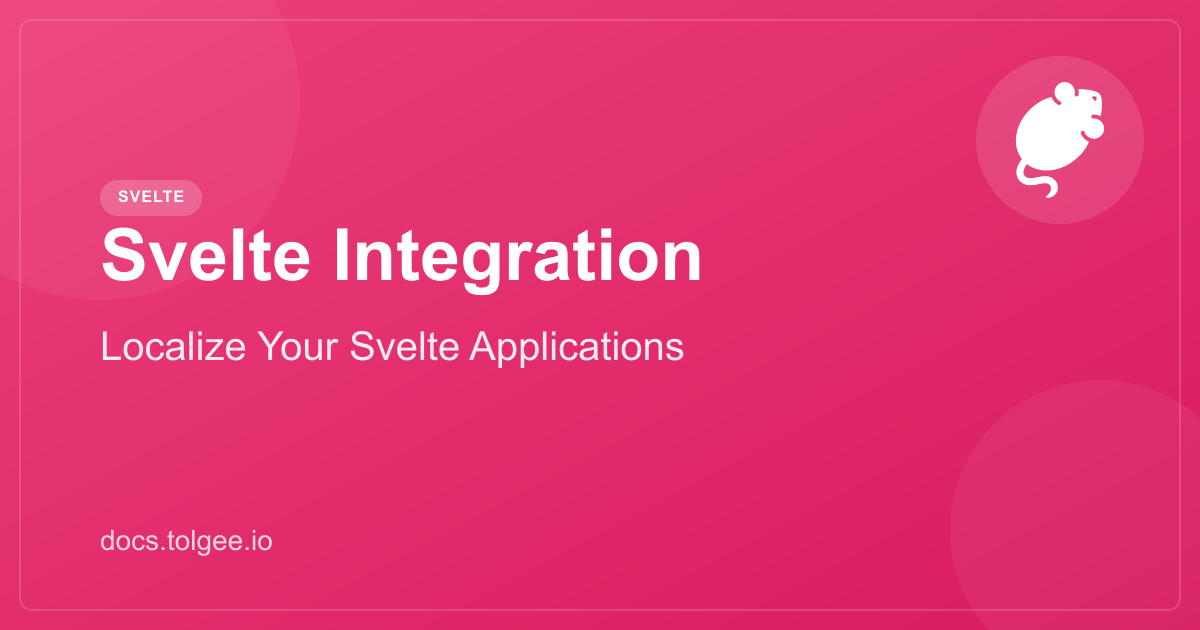 Installation | Tolgee